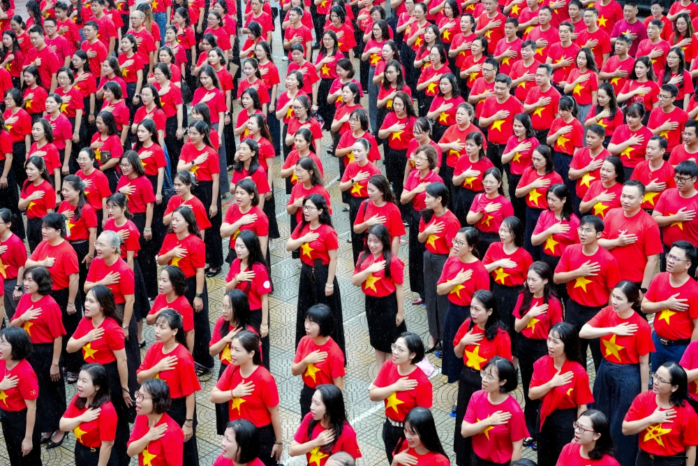 Học viện Ngân hàng chào mừng kỷ niệm 80 năm Quốc khánh 2/9