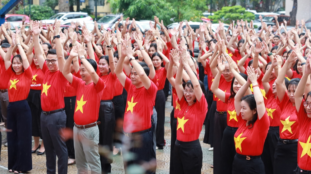 Học viện Ngân hàng chào mừng kỷ niệm 80 năm Quốc khánh 2/9