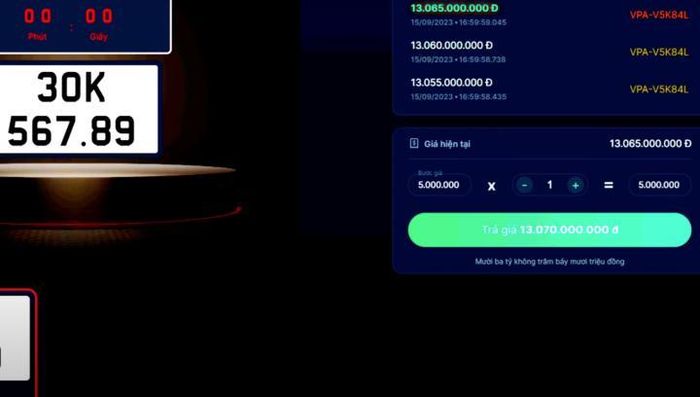 Biển số 98A - 666.66 được chốt giá 3,075 tỷ đồng