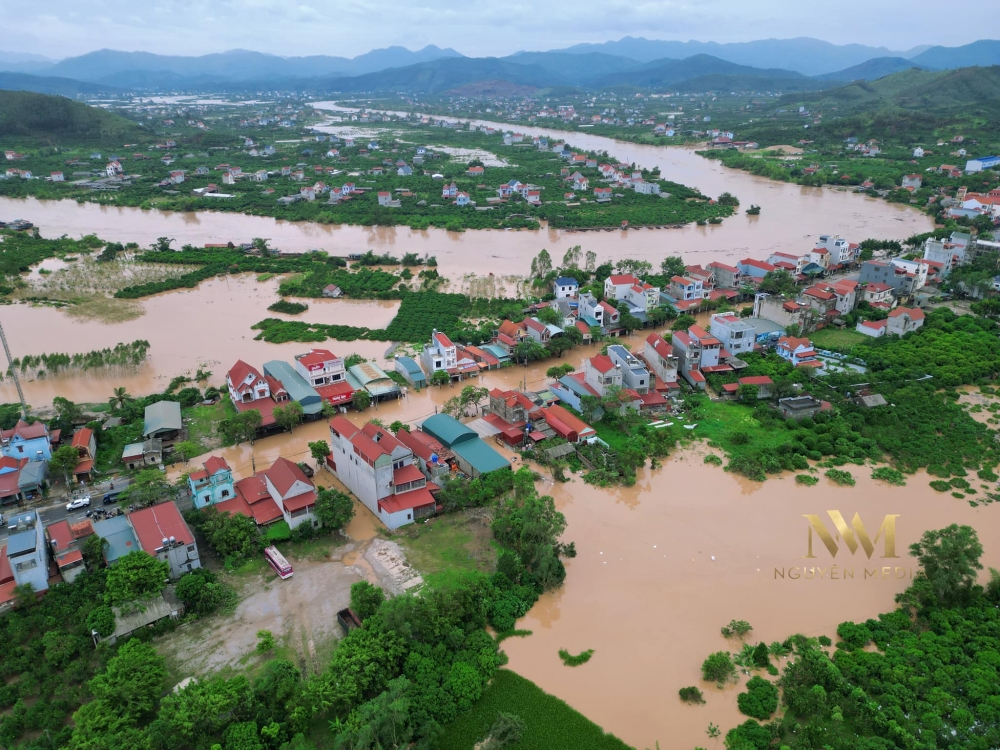 Cận cảnh lũ lụt lịch sử tại tỉnh Bắc Giang