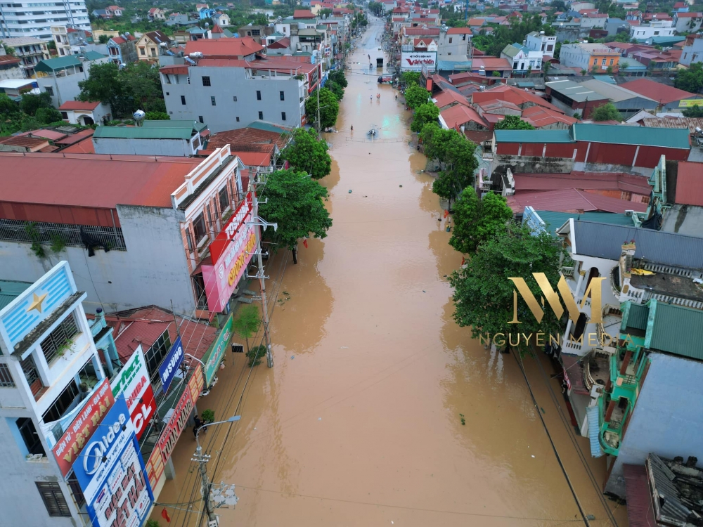 Cận cảnh lũ lụt lịch sử tại tỉnh Bắc Giang