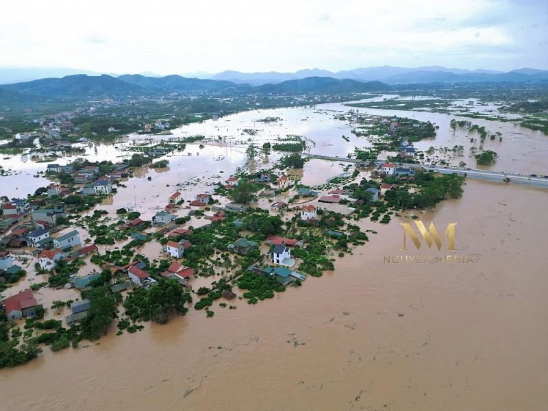 Cận cảnh lũ lụt lịch sử tại tỉnh Bắc Giang