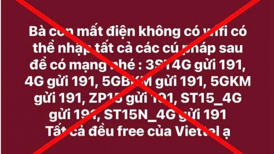 Cảnh báo: Các cú pháp nhận ưu đãi từ Viettel là thông tin thất thiệt