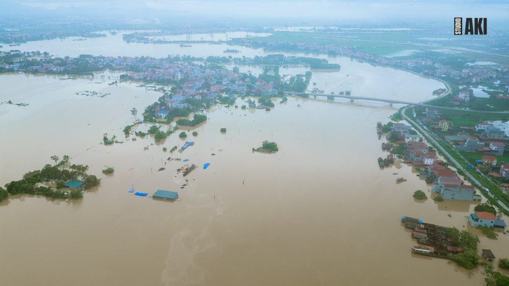 Bắc Giang hiện có 35 thôn bị chia cắt do nước lũ Bắc Giang hiện có 35 thôn bị chia cắt do nước lũ