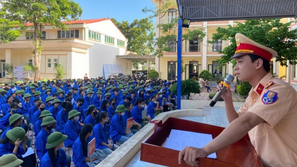 Bắc Ninh: Hơn 5.500 học sinh được tuyên truyền pháp luật giao thông