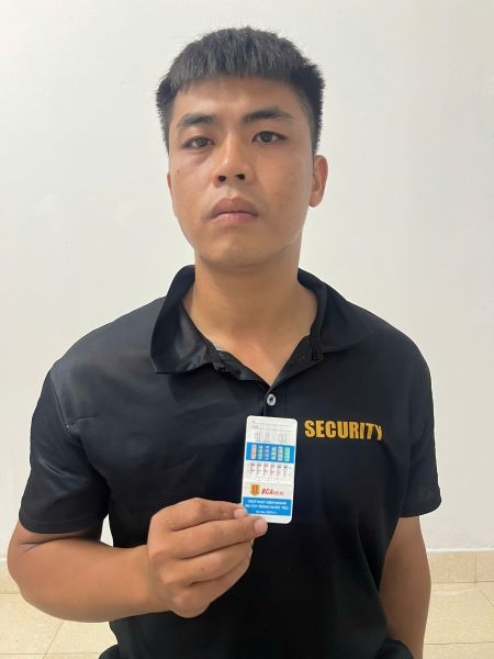 Đối tượng Đ.H.Q tại Đồn Công an KCN Quế Võ