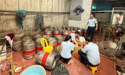 bac ninh phat hien co so san xuat kinh doanh bia gia mao nhan hieu noi tieng