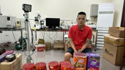 bat giu doi tuong tang tru gan 43kg phao no tai bac ninh