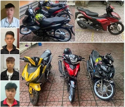 Bắc Giang: Khởi tố bị can nhóm đối tượng đua xe trái phép