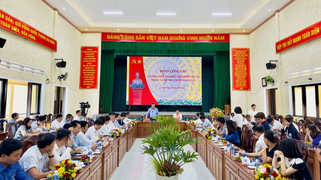 Hà Nội sẽ hợp tác, phát triển toàn diện với huyện Lâm Hà
