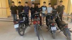 bac ninh cong an ngan chan kip thoi 11 doi tuong thanh thieu nien mang hung khi hon chien tren quoc lo 31