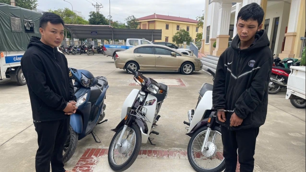 Bắc Ninh: Công an phường Đa Mai bắt giữ 2 đối tượng trộm cắp 3 xe máy