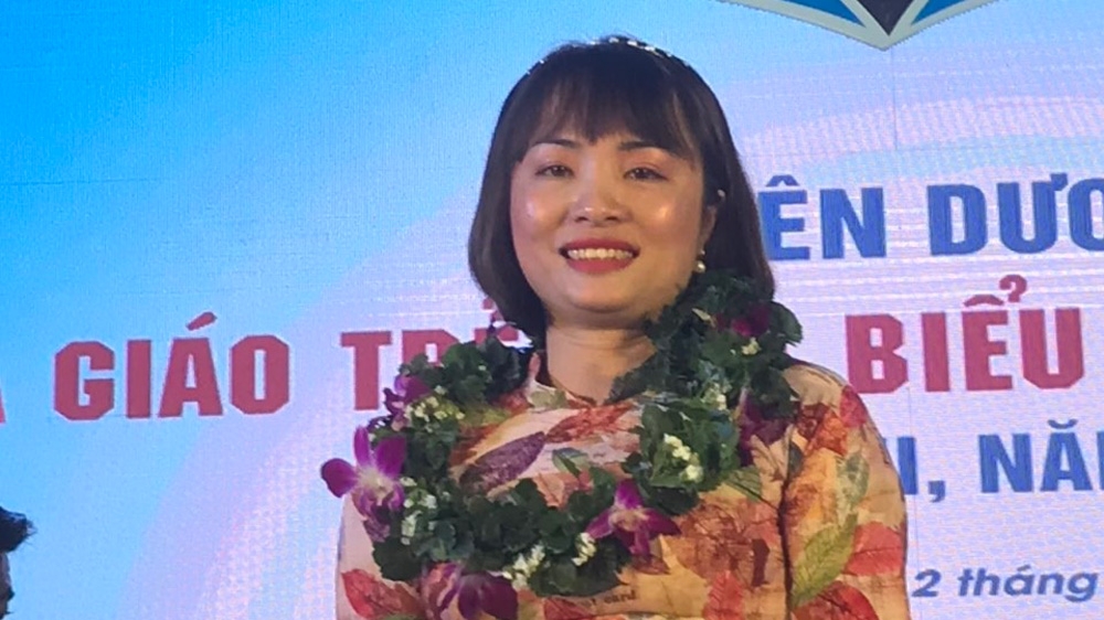 Cô giáo Bắc Giang được vinh danh “Nhà giáo trẻ tiêu biểu” toàn quốc