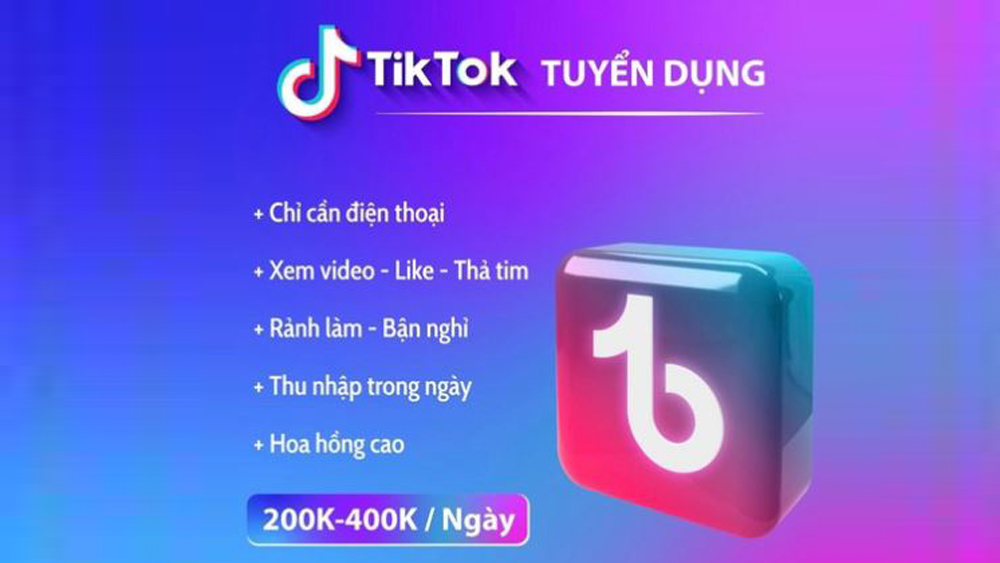 Like video TikTok để kiếm tiền, bị lừa 30 triệu đồng