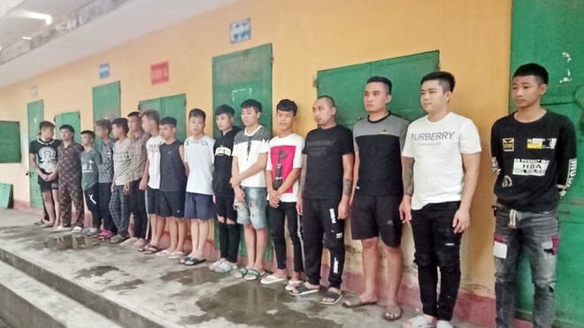 Bắc Giang: Tạm giữ 17 đối tượng hỗn chiến trong đêm tại Lục Ngạn