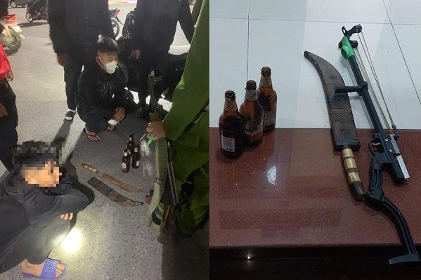 Bắc Ninh: Mang dao mèo “diễu phố” trong đêm, nhóm thiếu niên bị ngăn chặn