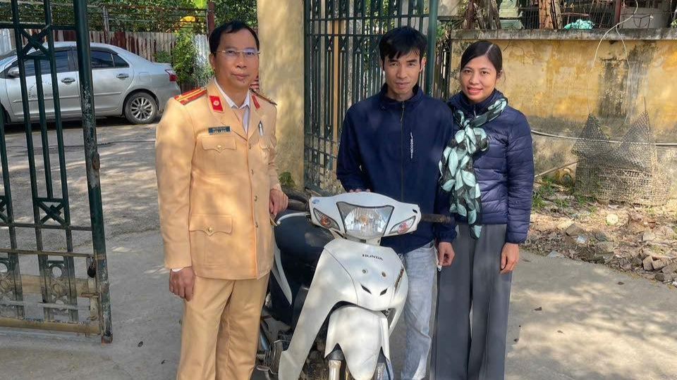 Bắc Ninh: Trao trả xe máy cho người dân sau hơn 4 năm thất lạc