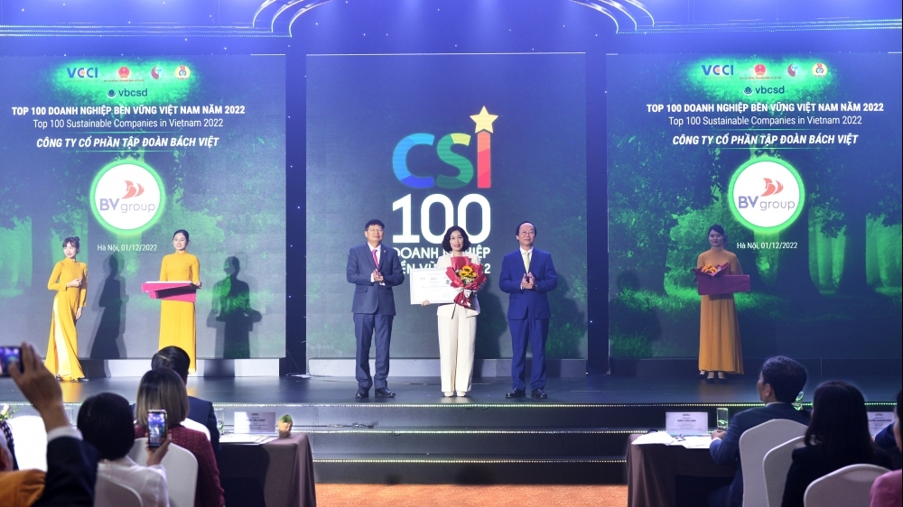 BV Group - 4 năm liên tiếp vào top 100 doanh nghiệp bền vững