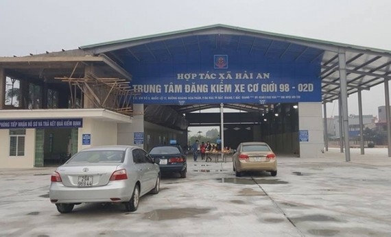 Trung tâm đăng kiểm tại Bắc Giang bị đình chỉ dây chuyền kiểm định do vi phạm quy trình kiểm định xe cơ giới