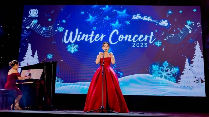 Sôi động Đại nhạc hội đa sắc màu "Winter Concert 2023" tại Vietschool