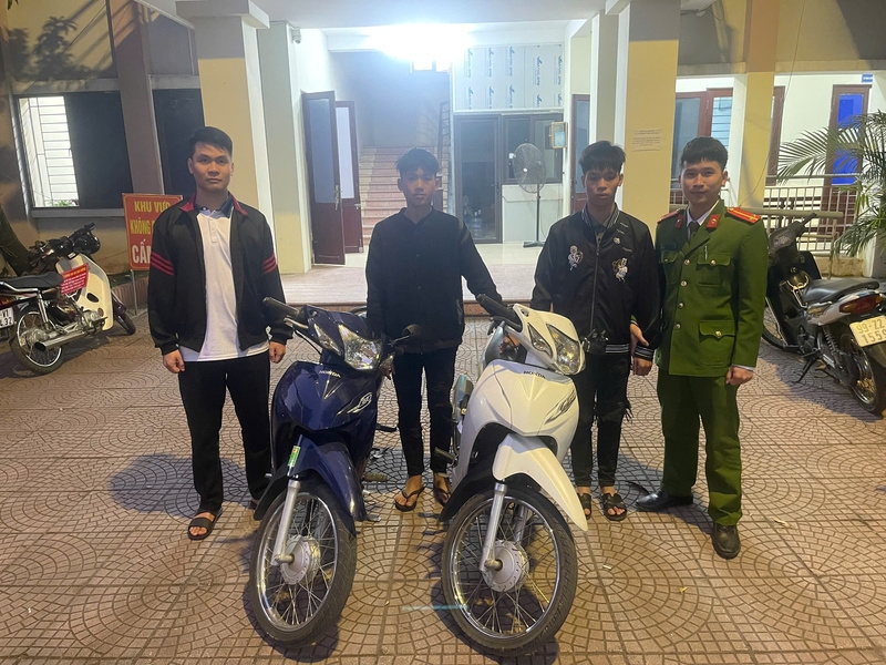Bắc Ninh: Tạm giữ hai thiếu niên trộm cắp xe máy tại xã Đại Đồng