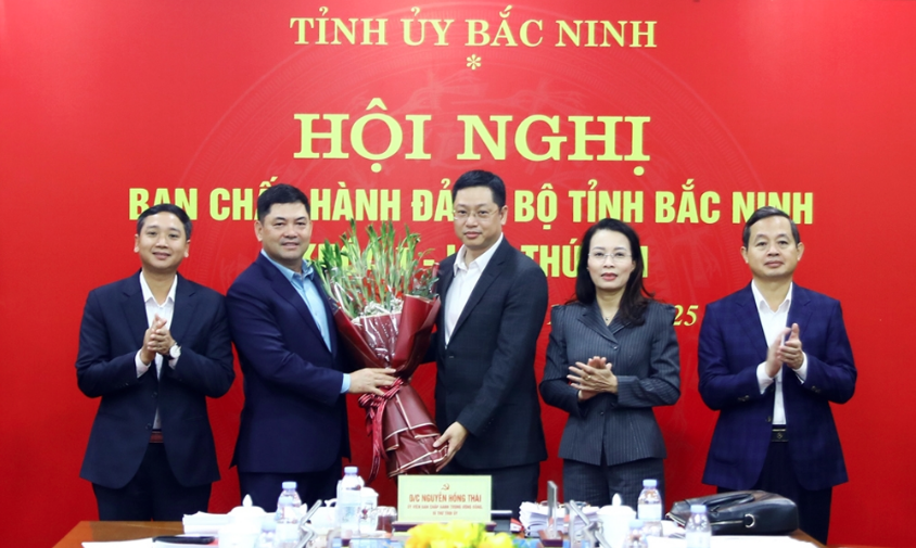 Bắc Ninh: Ông Trần Huy Phương được bầu giữ chức Phó Bí thư Tỉnh ủy