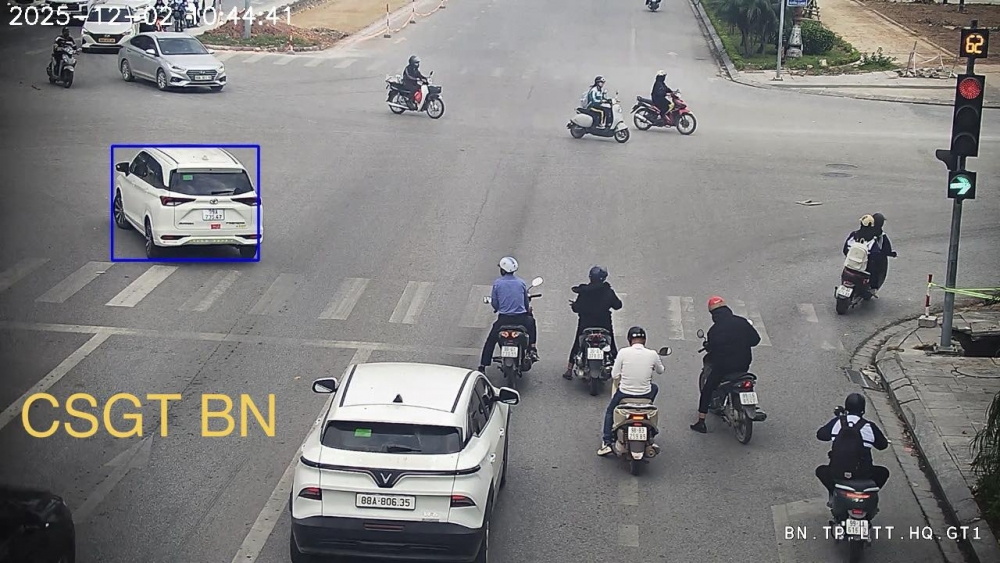 Bắc Ninh: Ghi nhận 407 trường hợp vi phạm giao thông qua hệ thống giám sát từ 30/11 đến 7/12 Bắc Ninh: Ghi nhận 407 trường hợp vi phạm giao thông qua hệ thống giám sát từ 30/11 đến 7/12
