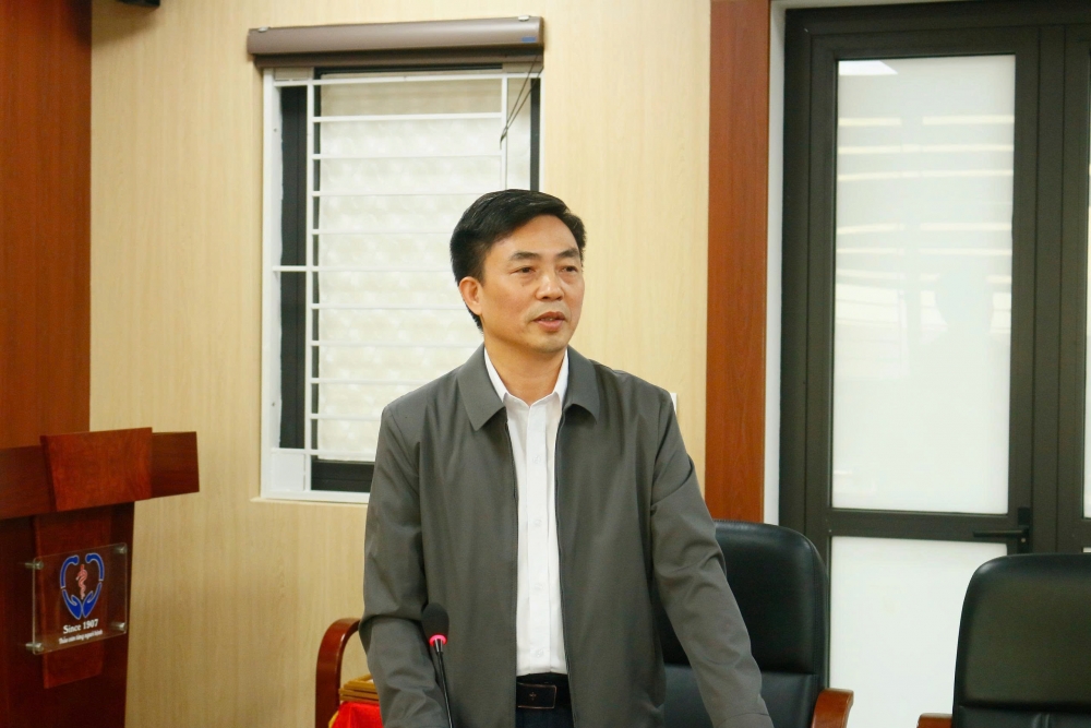 Bác sĩ CKII Hoàng Chí Thành - Phó giám đốc Bệnh viện Đa khoa Bắc Ninh số 1 phát biểu Bác sĩ CKII Hoàng Chí Thành - Phó giám đốc Bệnh viện Đa khoa Bắc Ninh số 1 phát biểu