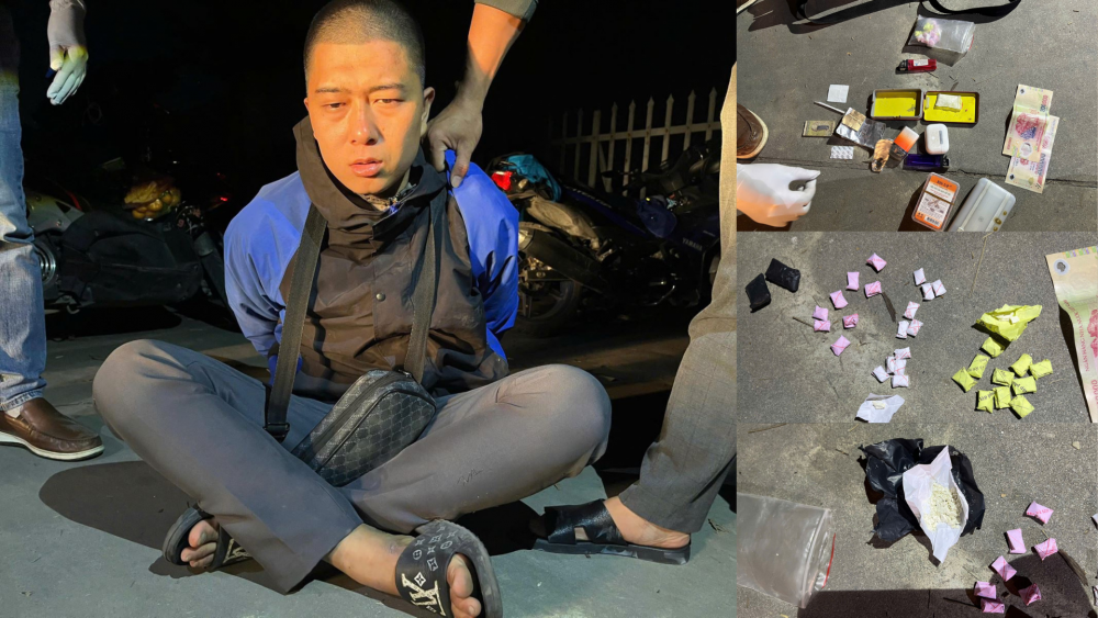 Công an phường Tiền Phong bắt quả tang đối tượng tàng trữ trái phép chất ma túy Công an phường Tiền Phong bắt quả tang đối tượng tàng trữ trái phép chất ma túy