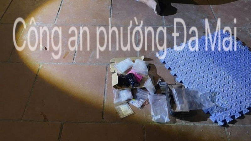 Công an phường Đa Mai phát hiện, bắt giữ đối tượng tàng trữ trái phép chất ma túy