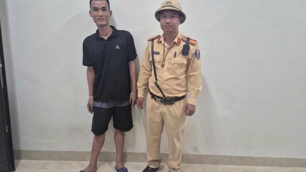 Cảnh sát giao thông Bắc Ninh phát hiện đối tượng trộm cắp xe mô tô trong quá trình tuần tra