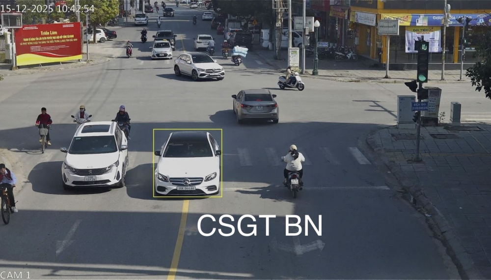 Bắc Ninh: Hơn 242 phương tiện bị "phạt nguội" từ ngày 14/12 đến 18/12/2025