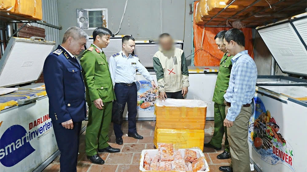 Bắc Ninh: Phát hiện, tiêu hủy gần 700 kg thực phẩm đông lạnh không rõ nguồn gốc