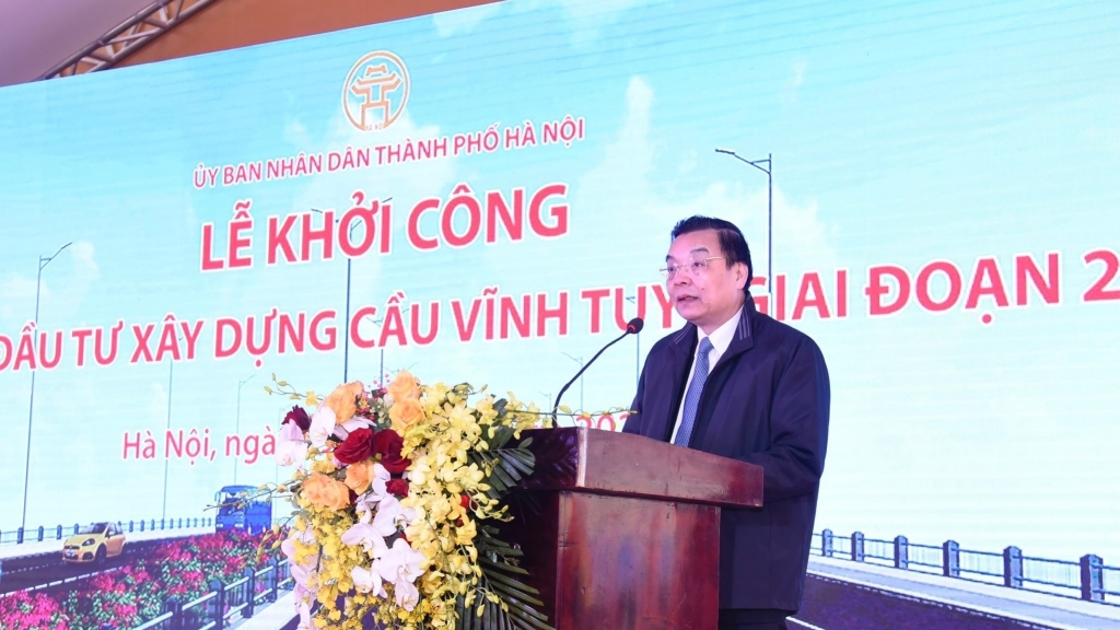 Hà Nội khởi công xây dựng cầu Vĩnh Tuy giai đoạn II
