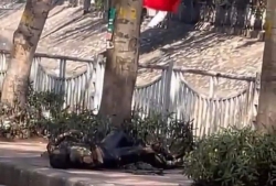 quan hoang mai dieu tra thanh nien chay xem ben bo song set