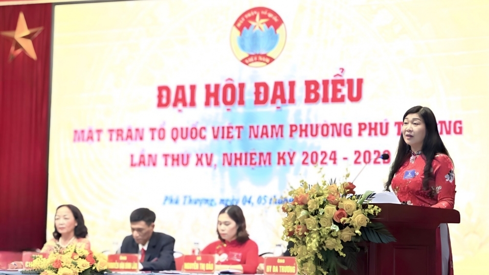 Đại hội Đại biểu MTTQ Việt Nam cấp phường đầu tiên của Hà Nội