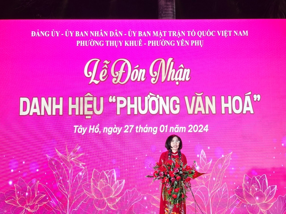 Thụy Khuê - Yên Phụ của Tây Hồ trở thành “phường văn hóa”