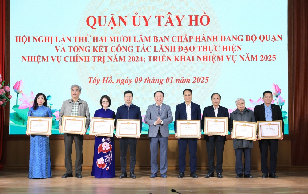 Quận Tây Hồ: Bước tiến trong phát triển kinh tế   xã hội năm 2024