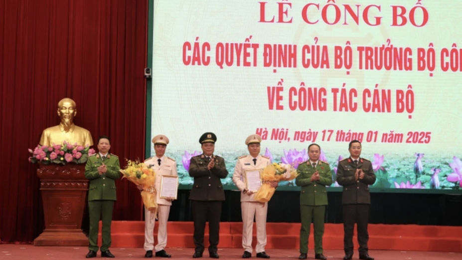 Công an TP Hà Nội có 2 tân Phó Giám đốc