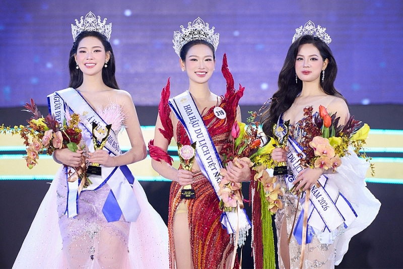 Hoa hậu Du lịch Việt Nam 2026 và hai Á hậu