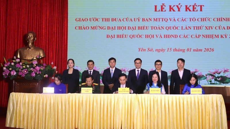 Yên Sở phát động thi đua mừng Đại hội XIV của Đảng, hướng tới ngày toàn dân bầu cử