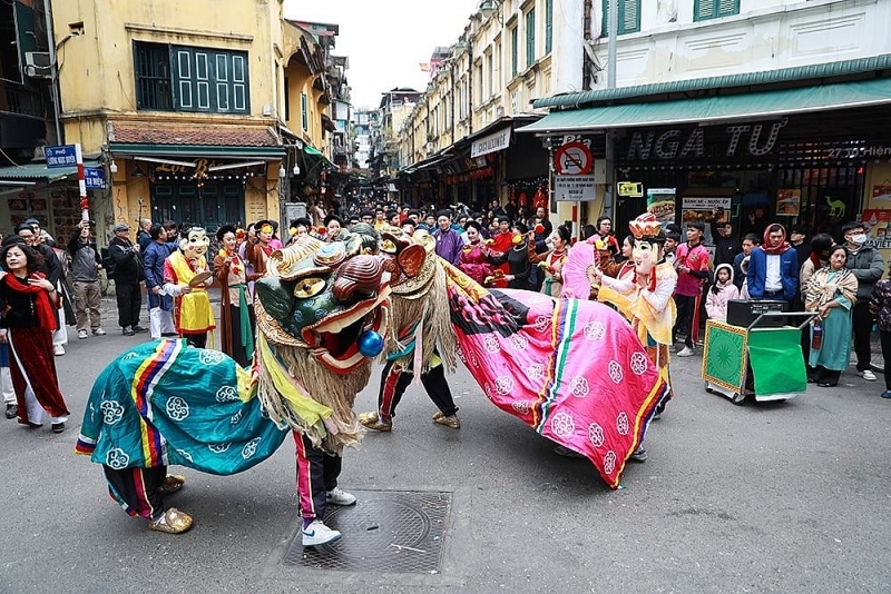 Không gian tái hiện Tết Việt - Tết phố 