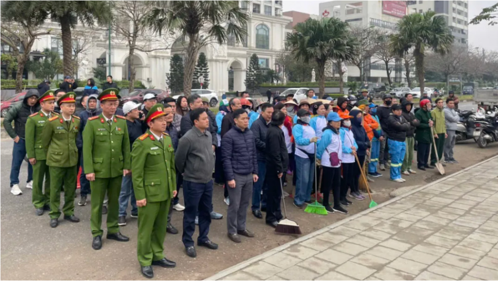 “Đường thông, hè thoáng” trên tuyến 40m Nam Thăng Long