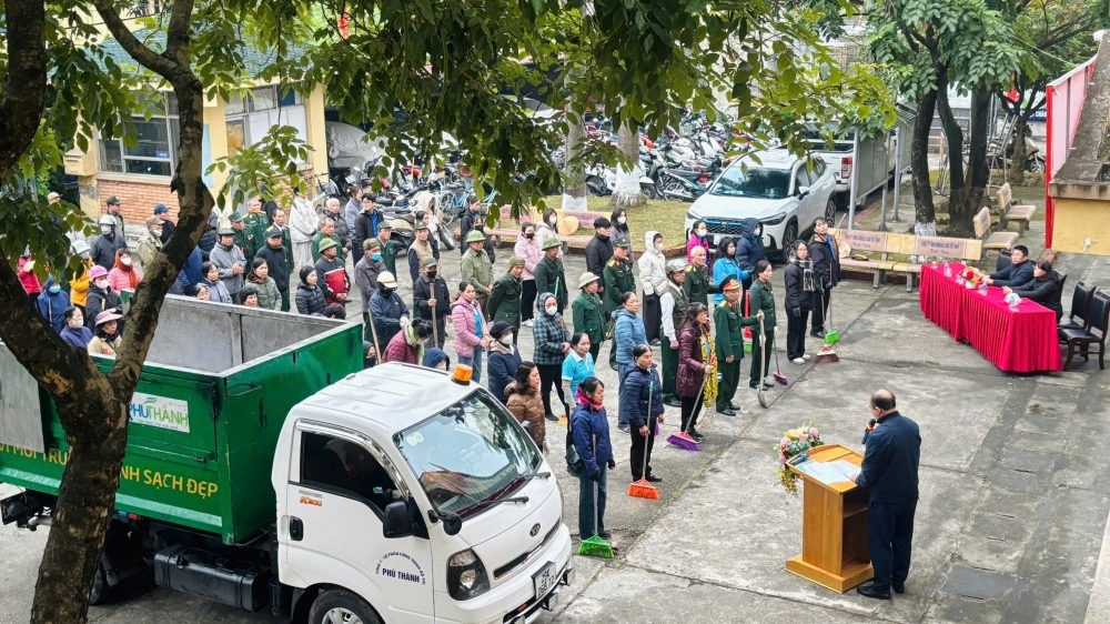 Lĩnh Nam ra quân làm sạch đất công, “điểm nghẽn” môi trường chuyển biến rõ