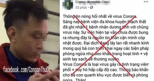 Hà Nội: Xử lý đối tượng tung tin thất thiệt về dịch bệnh virus corona