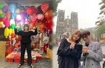 "Thánh ăn Hàn Quốc" dạo chơi Hà Nội, được nhắc đeo khẩu trang phòng corona