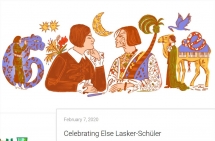 Google Doodle hôm nay vinh danh nữ thi sĩ trữ tình vĩ đại Else Schüler
