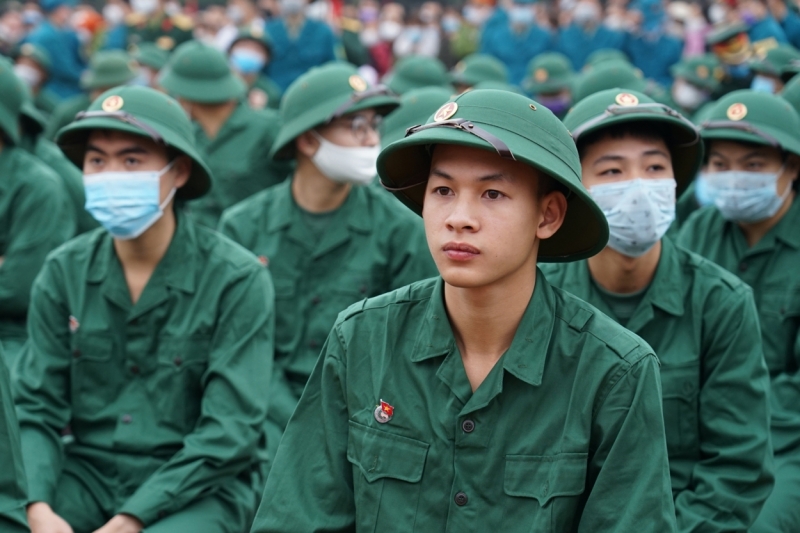 218 thanh niên huyện Đông Anh (Hà Nội) lên đường nhập ngũ 218 thanh niên huyện Đông Anh (Hà Nội) lên đường nhập ngũ