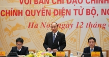 Thủ tướng: Làm tốt Chính phủ điện tử giúp ngăn ngừa dịch Corona