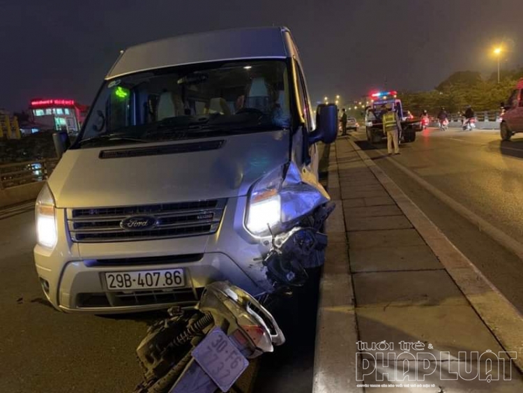 Ô tô xe máy đâm nhau, một người tử vong trên đường vành đai